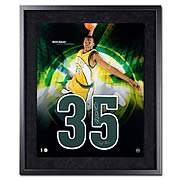 NBA Kevin Durant Signed Supersonics Framed Jersey Number